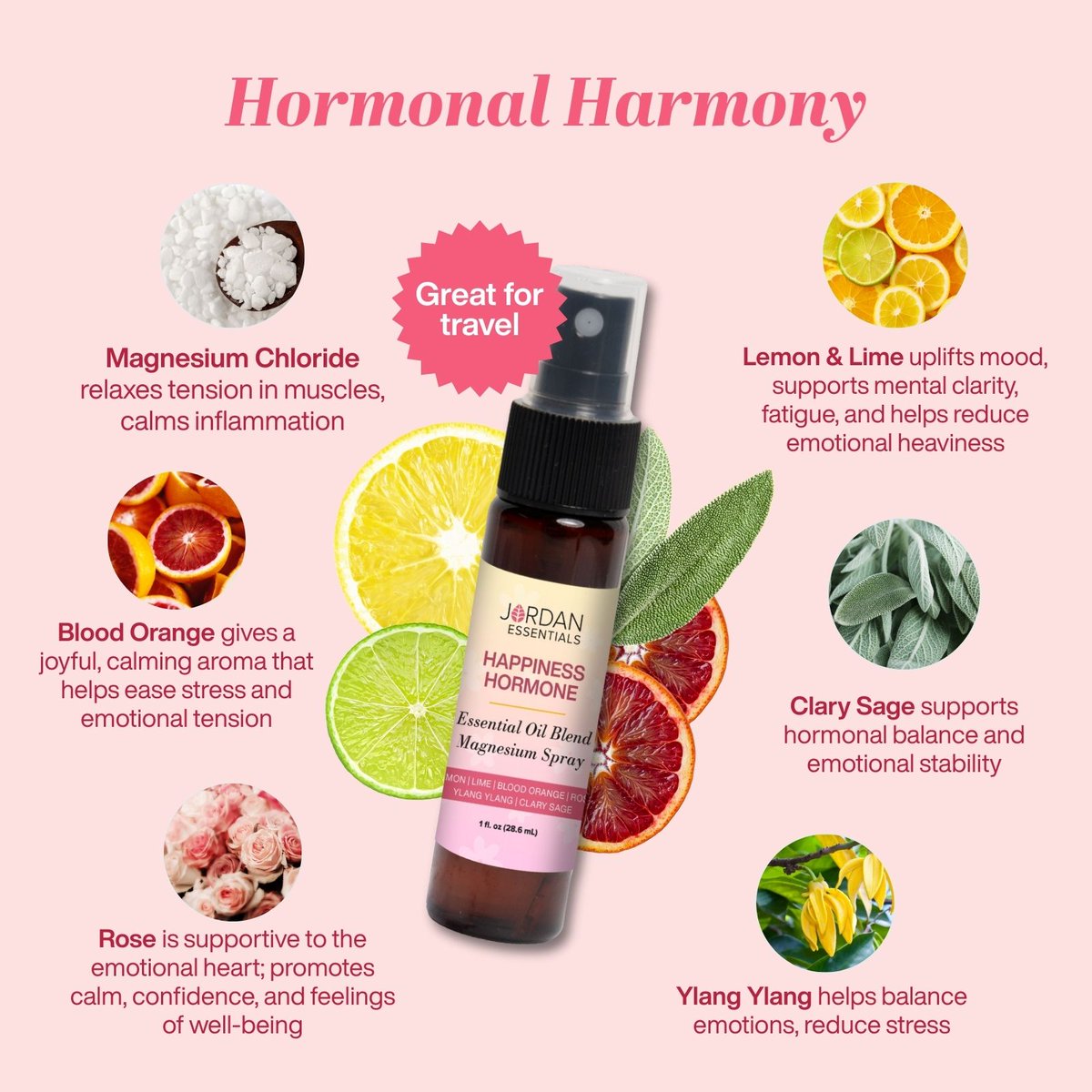 lisainsocal's tweet image. NEW!  Happiness Hormone blend of essential oils 
Blend of Lemon, Lime, Blood Orange, Rose, Ylang Ylang, and Clary Sage Essential Oils
lisavaughn.jordanessentials.com
#essentialoils #gifts #calming