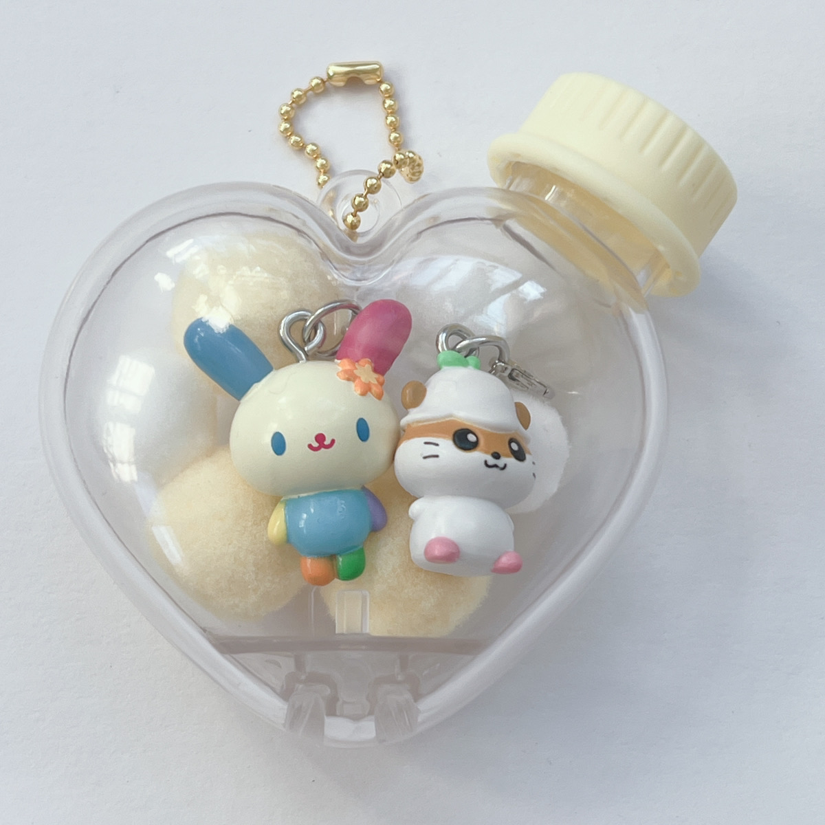 コンビニ行ったらプリンくんもいたから買ってきて詰め詰めした🥹🍮💛アレンジするの楽しすぎる🥹💛