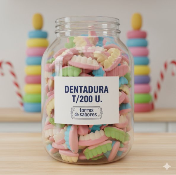 TorresdeSabores's tweet photo. ¿Tu sonrisa hoy necesita un extra de dulzura? 🦷
 Descubre el origen y los secretos de las dentaduras más famosas de la historia en nuestro nuevo post de Torres de Sabores🍓
​Blanditas, coloridas y con el mejor sabor. ¡Léelo aquí! 👇
https://t.co/qENmwhMJke
​#Chuches #Gominolas https://t.co/urgpoRfdab