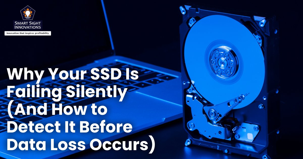 SmartSightInnov's tweet photo. Why Your SSD Is Failing Silently (And How to Detect It Before Data Loss Occurs).

#SSD #SolidStateDrive #StorageDevice #DataLoss #TechTips #ComputerMaintenance #HardwareTroubleshooting #DataRecovery #Windows #macOS #SSDHealth #DataLossPrevention 

https://t.co/enh7D8bonM https://t.co/bJMPBUIFHg