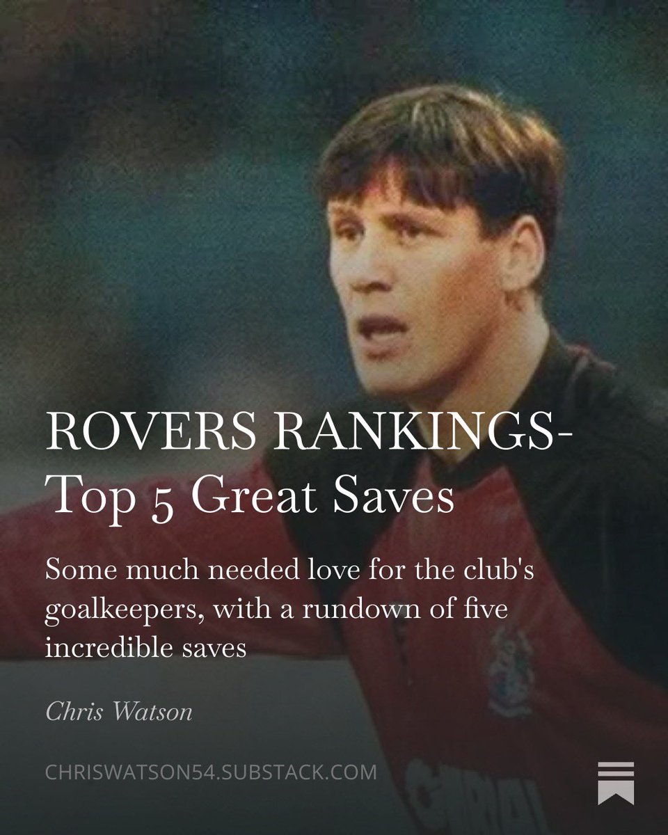 ROVERS RANKINGS- Top 5 Great Saves

Link: open.substack.com/pub/chriswatso…

#TRFC #SWA