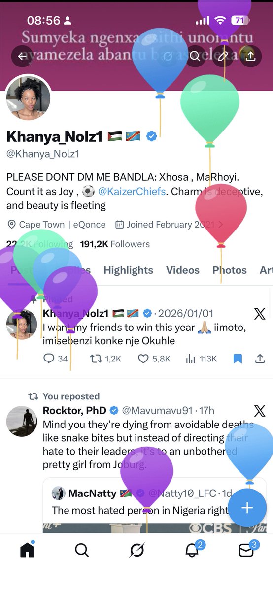 Khanya_Nolz1 🇵🇸🇨🇩 tweet media