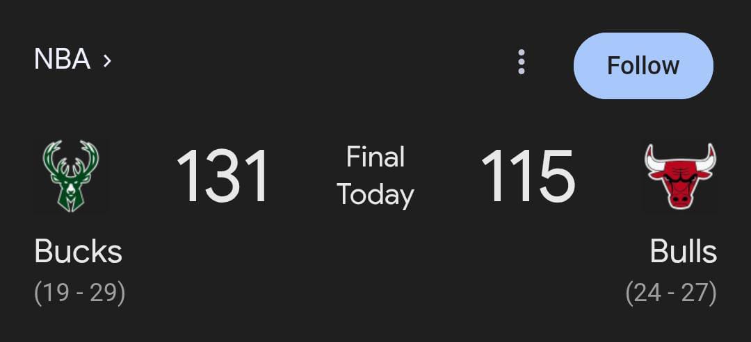 ZodiacOdds's tweet photo. My prediction was right.
Bucks took control from start to finish 🦌💥
Don’t wait until it’s final.
Get the next prediction first 👉 https://t.co/oyxgLmo9rn

#Astrobc #PredictionWin #NBAPrediction #NBA #BucksVsBulls #BasketballPicks #TrustTheRead #WinnerMindset https://t.co/imU1bWHpua