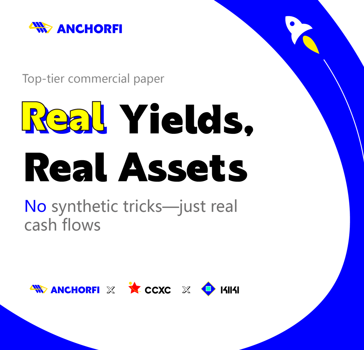 AnchorFi_'s tweet photo. ๐ฆ Real-world assets backing AnchorFi:
โ
US Treasuries
โ
Commercial Papers
โ
Mortgage-backed receivables
These are the real yield sources behind your on-chain income.
#AnchorFiAssets #RWABacking #StableYield https://t.co/LcgsOglRO5