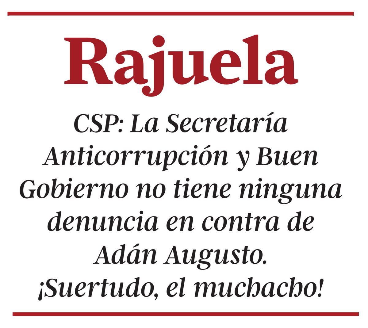 #Rajuela (260204) 👇🏼