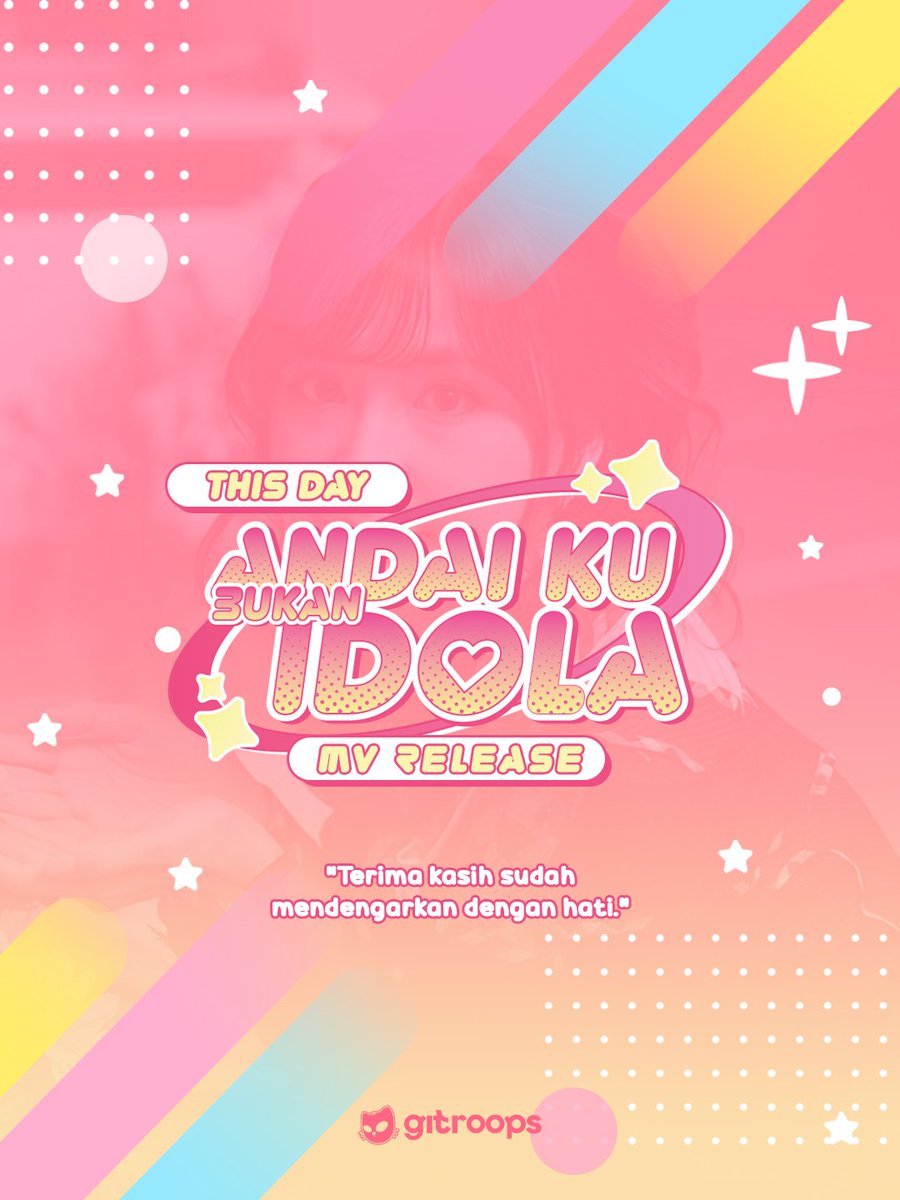 JKT48 27th Single MV — ANDAI 'KU BUKAN IDOLA 

Official Music Video release today at 7.30 PM.

<a href="/A_GitaJKT48/">Gita Sekar Andarini</a> 
#AndaiKuBukanIdolaJKT48