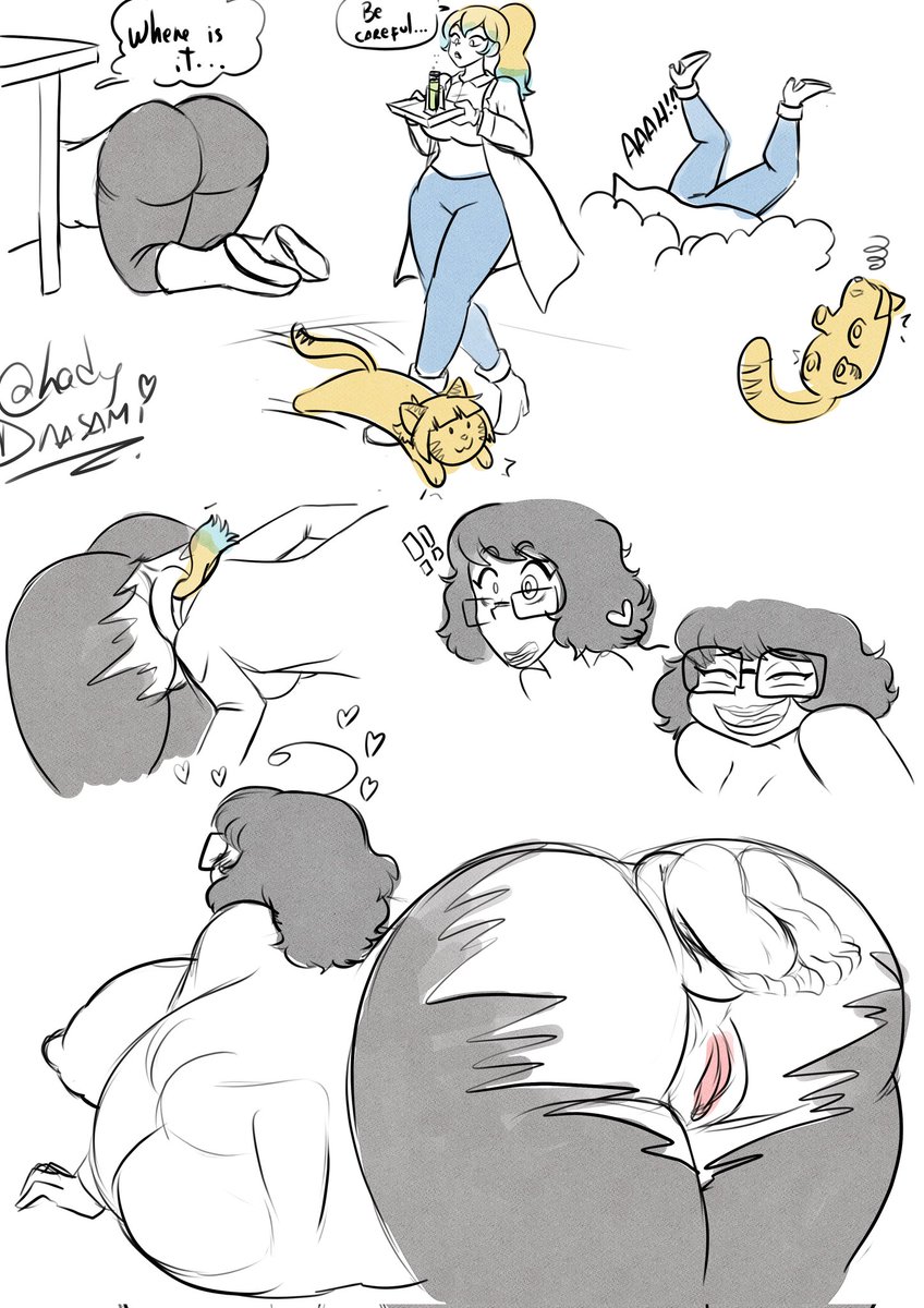 Don't you hate when cats do that? Crossing while you walking? XD

#vore #vorearts