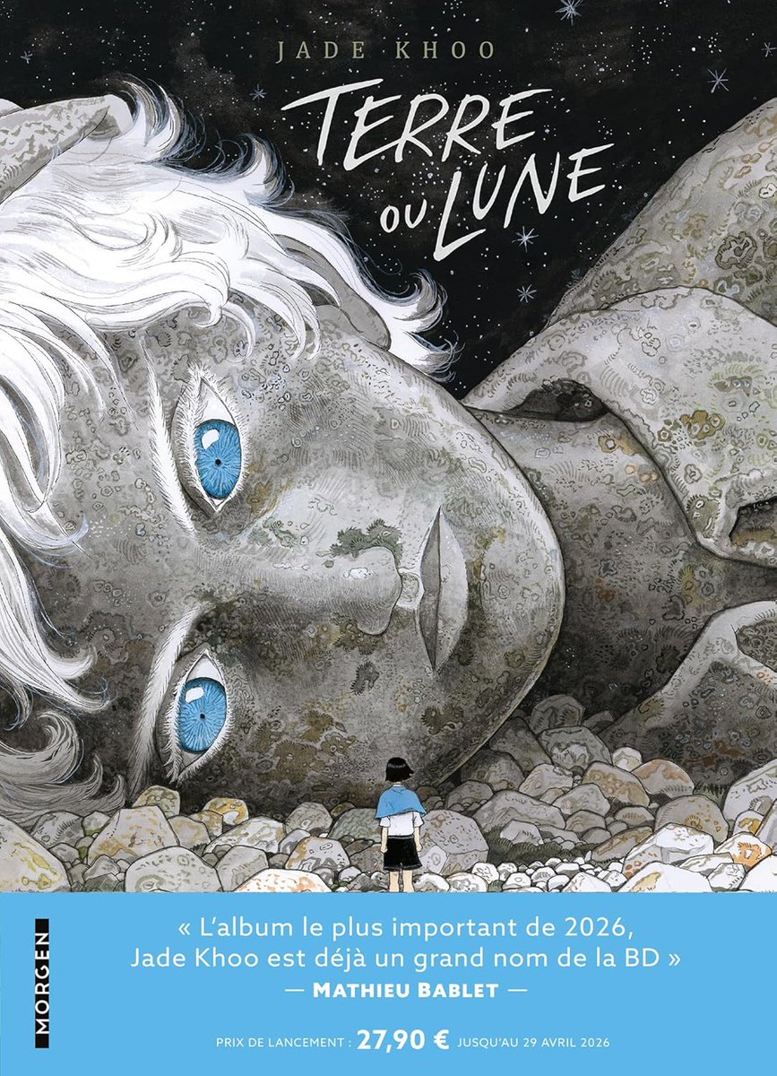 J'vais pas vous refaire le laïus sur l'importance de la première semaine pour une BD et sa place en librairie, mais vous rappeler que comme Train de Nuit dans la voie lactée, Terre ou Lune est disponible 5€ moins cher au lancement (pendant 12 semaines)