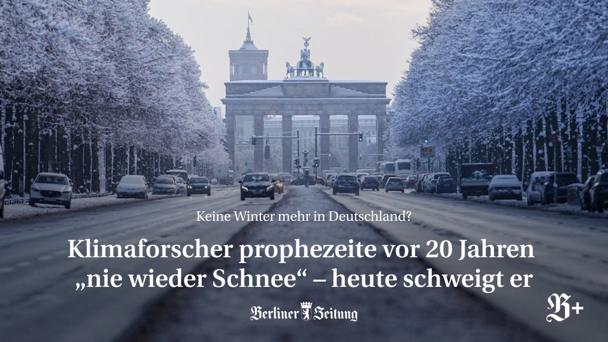 berlinerzeitung's tweet image. Vor 20 Jahren verkündete der Meteorologe Mojib Latif das Ende der klassischen Winter in Deutschland. Eine Prognose, die schlecht gealtert ist. Heute reagiert er nicht mehr auf Anfragen. (B+) berliner-zeitung.de/politik-gesell…