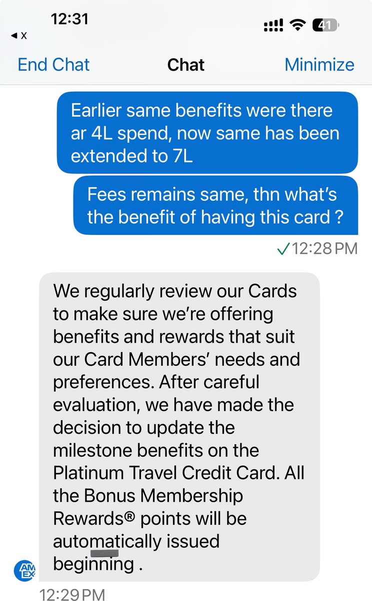Now automated milestones points addition is a feature for Platinum Travel card 😂