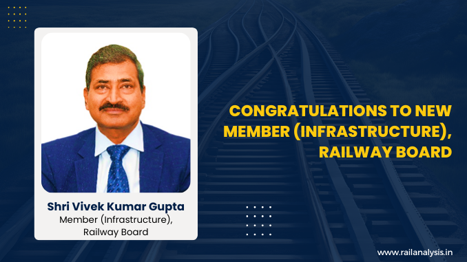 RailAnalysis's tweet image. Shri Vivek Kumar Gupta takes over as Member (Infrastructure), Railway Board

Read more: railanalysis.in/appointment/sh…

#Appointment #Leadership #IndianRailways #RailwayBoard #Infrastructure #RailAnalysis