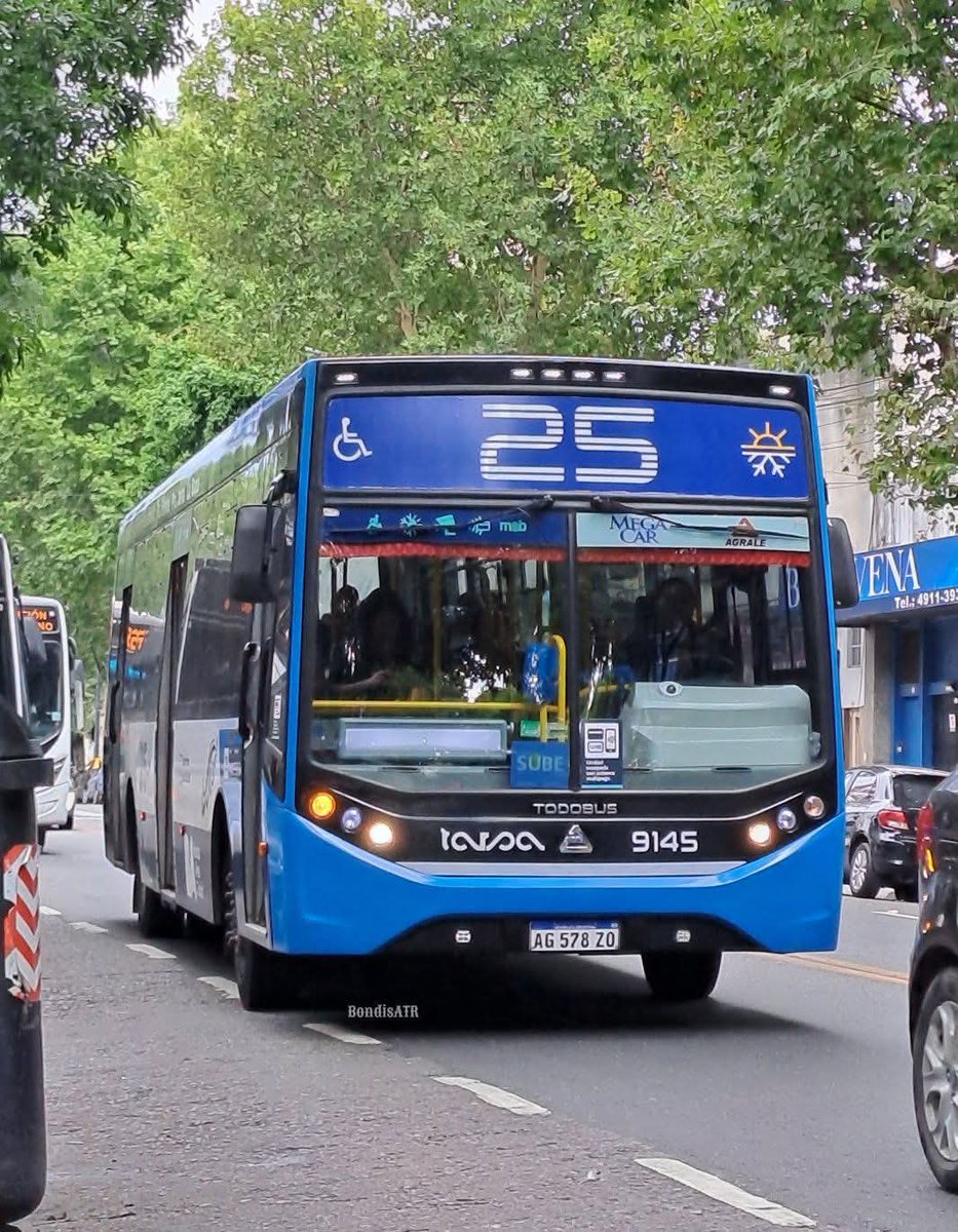 BondisATR's tweet photo. #Linea25: Nuevo interno 9145
#Agrale MT 17.0 LE #TodoBus Retiro ex #Linea21 https://t.co/iTZNRNVsAm