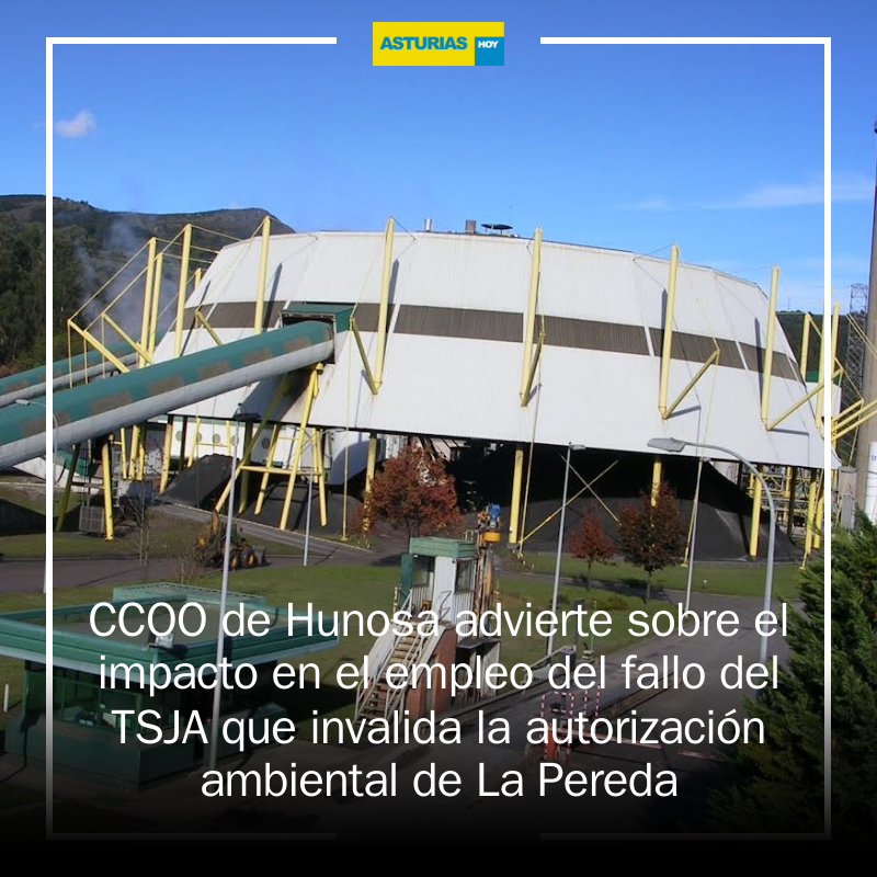 asturiashoy_'s tweet image. 🛑 ¡Alerta en las comarcas mineras! CCOO de Hunosa denuncia el impacto laboral tras la anulación de la autorización ambiental en La Pereda. ¿Qué futuro les espera a los trabajadores? Necesitamos soluciones y no solo aplausos. 💼 #Hunosa #Empleo #Asturias mrf.lu/jtJL