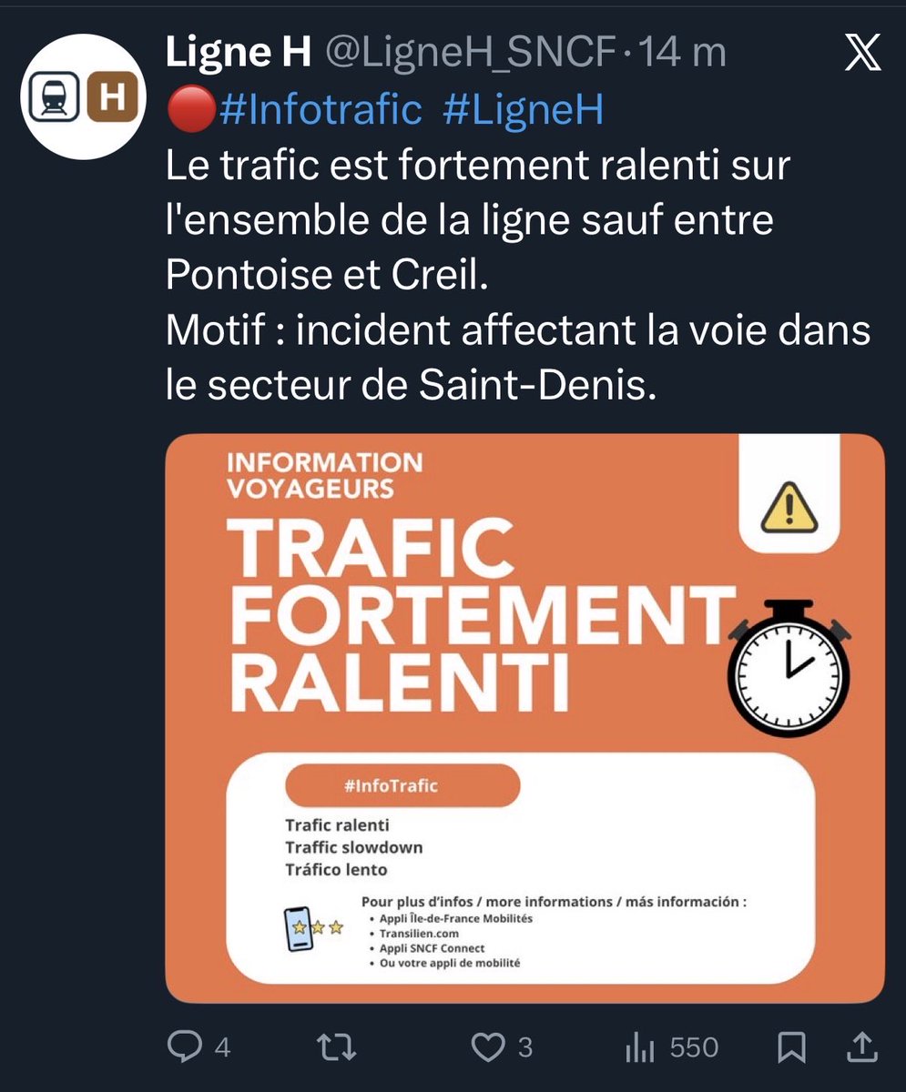 STOP GALÈRE : Transports IDF tweet media