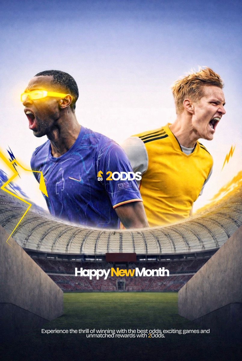 official2odds's tweet photo. New month, fresh ginger⚡⚽
We’re just getting started, and the energy is already different🔥
Smart odds, sharp picks, and that winning confidence you can trust.
Welcome to the month with 2Odds.
#HappyNewMonth
#2Odds
#Official2Odds 
#TheFutureOfBetting https://t.co/kN7XMZHZZM