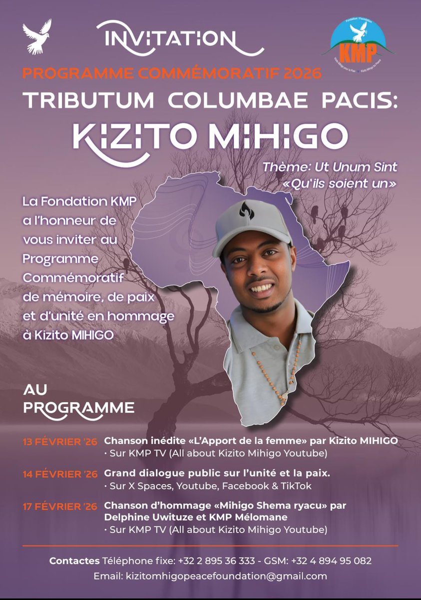 Kizito Mihigo Peace Foundation(KMP Foundation) tweet media