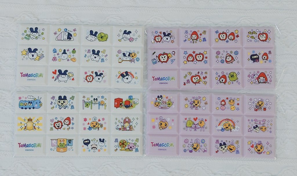 mi_rnrk's tweet photo. 【交換・譲渡】ちょこぶろっくしーる たまごっち
譲▶画像の4枚(みみっち、めめっち、いちごっち&amp;りんごっち、ごっち大王 ※箱とガム無し)
求▶定価
4枚まとめて、川崎駅手渡し可能な方でお願い致します。
お気軽にお声掛け下さい。 https://t.co/WmMhfxW6Fj