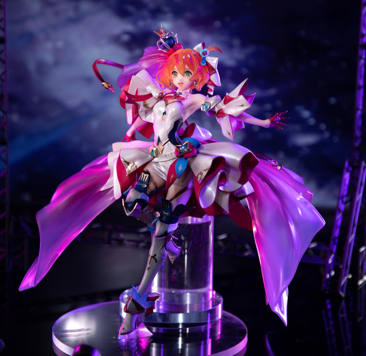 AXIA0228's tweet image. WF2026冬告知

歌わ元气！！！
劇場版《マクロスΔ  絶対LIVE!!!!!!》に登場するフレイアがついに完成！ 2026年冬のワンフェスにて展示＆販売します！ ぜひお見逃しなく！！！

卓番：1-13-13
スケール：1/7  約27cm

価格：45,000円
販売数：20
原型：私
涂装：@lilan980411
撮 影：@a563739927