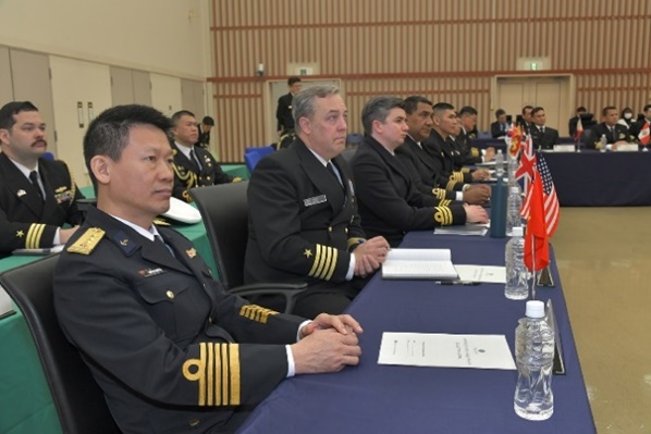 jmsdf_msc's tweet photo. ＃MCSC kicked off the 29th Indo-Pacific Naval College Seminar. #JMSDF will deepen friendship and mutual understanding with participating countries. For more information, please visit our website.
#MODJAPAN #JMSDF #FOIP
https://t.co/SRprdG9Vyx https://t.co/kOwjv6n8Vs