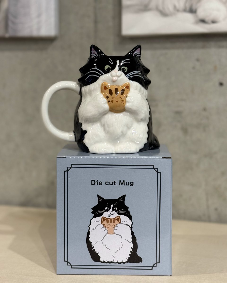 こちらのダイカットマグのみCAT & BAKES 9456店舗でも取り扱いあります