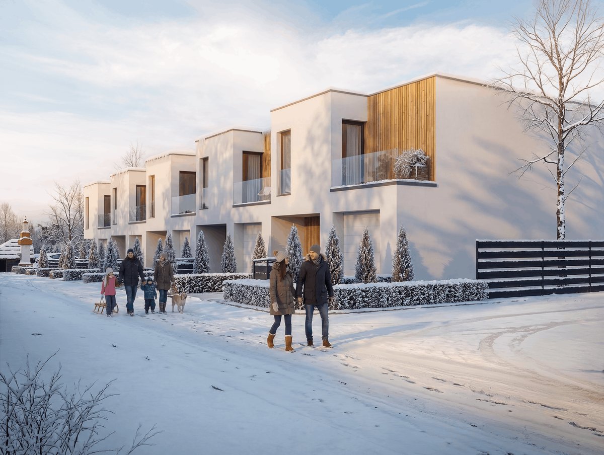 vwartclub's tweet image. "Zielnioka Park"
By Lukasz Red Jam
.
FULL PROJECT. 💚 bit.ly/46kVV1j
.
A residential development project located in the suburbs, featuring 8 single-family terraced houses.
.
#architecture #3dart #3ddesign #visualization #architecturalvisualization #archviz #rendering