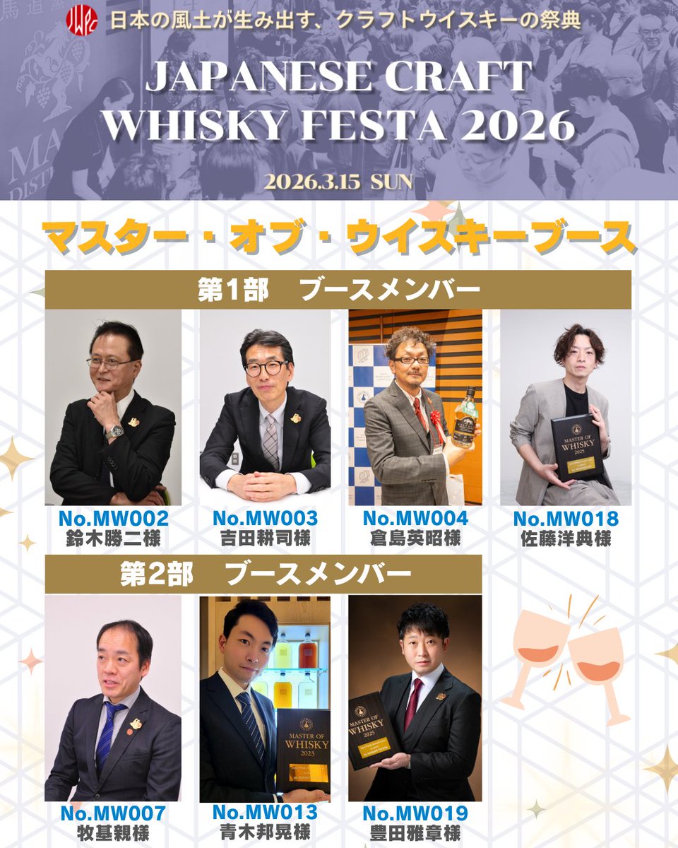 ジャパニーズクラフトウイスキーフェスタ（JCWF） tweet media