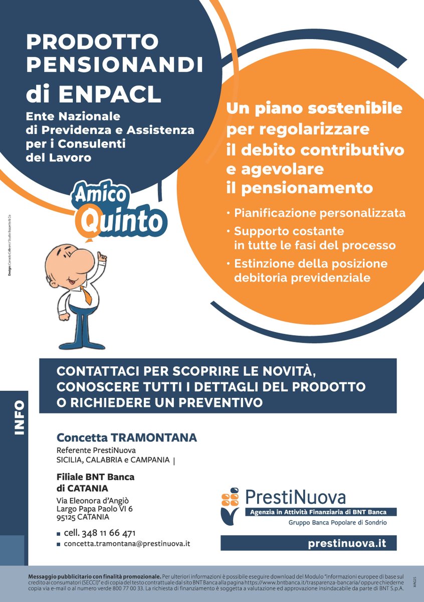 📌 Si segnala un’iniziativa destinata ai professionisti che hanno maturato i requisiti per il pensionamento ma che, a causa di debiti contributivi, non riescono ad accedervi nei tempi previsti.
⚠ La presente NEWS ha carattere esclusivamente informativo 👇
ordinecdlna.it/iniziativa-ban…