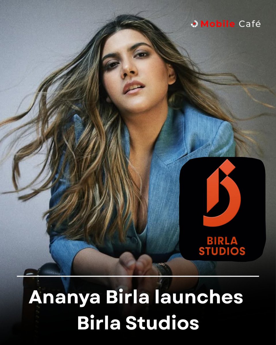 mobilecafe1704's tweet image. Ananya Birla launches Birla Studios🔥

With this, @ananya_birla steps into filmmaking-focusing on ambitious, high-concept commercial cinema across Hindi, Gujarati, Malayalam &amp;amp; global English projects.

#AnanyaBirla #BirlaStudios #IndianFilmIndustry #Filmmaking #FilmProduction