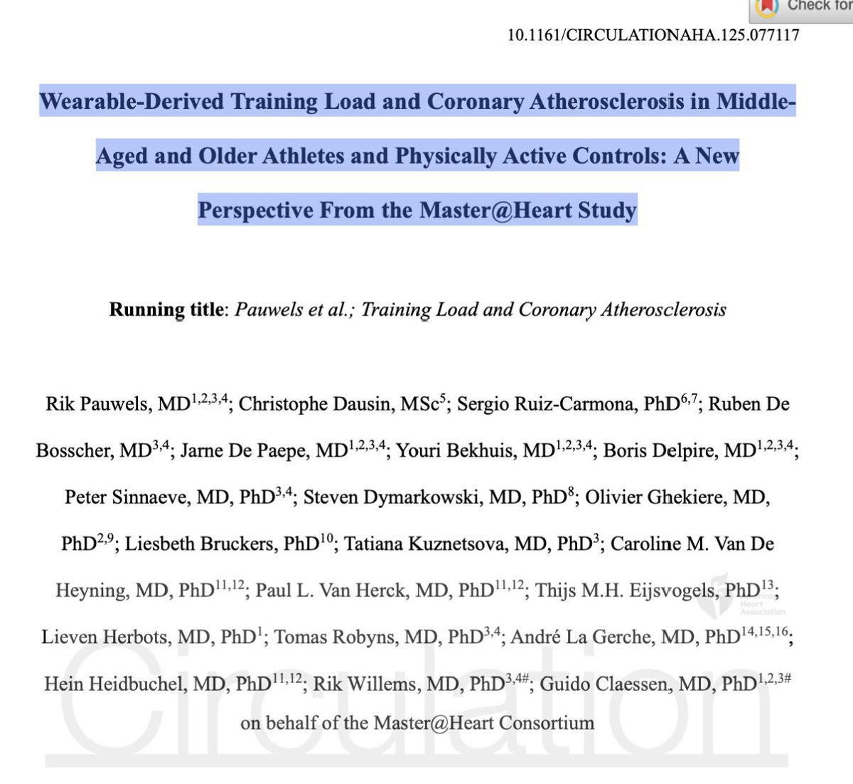 🫀🏃‍♂️ How much exercise is too much for the heart? New insights from the Master@Heart study

Regular exercise is one of the strongest protectors against cardiovascular disease—but what happens at the extreme end of endurance training? 🤔
A new analysis from the Master@Heart study