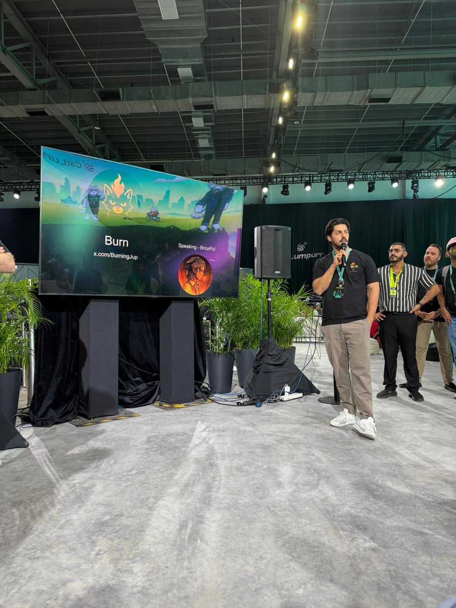 Pitching $Burn in enbglish at the Cat Lumpurr