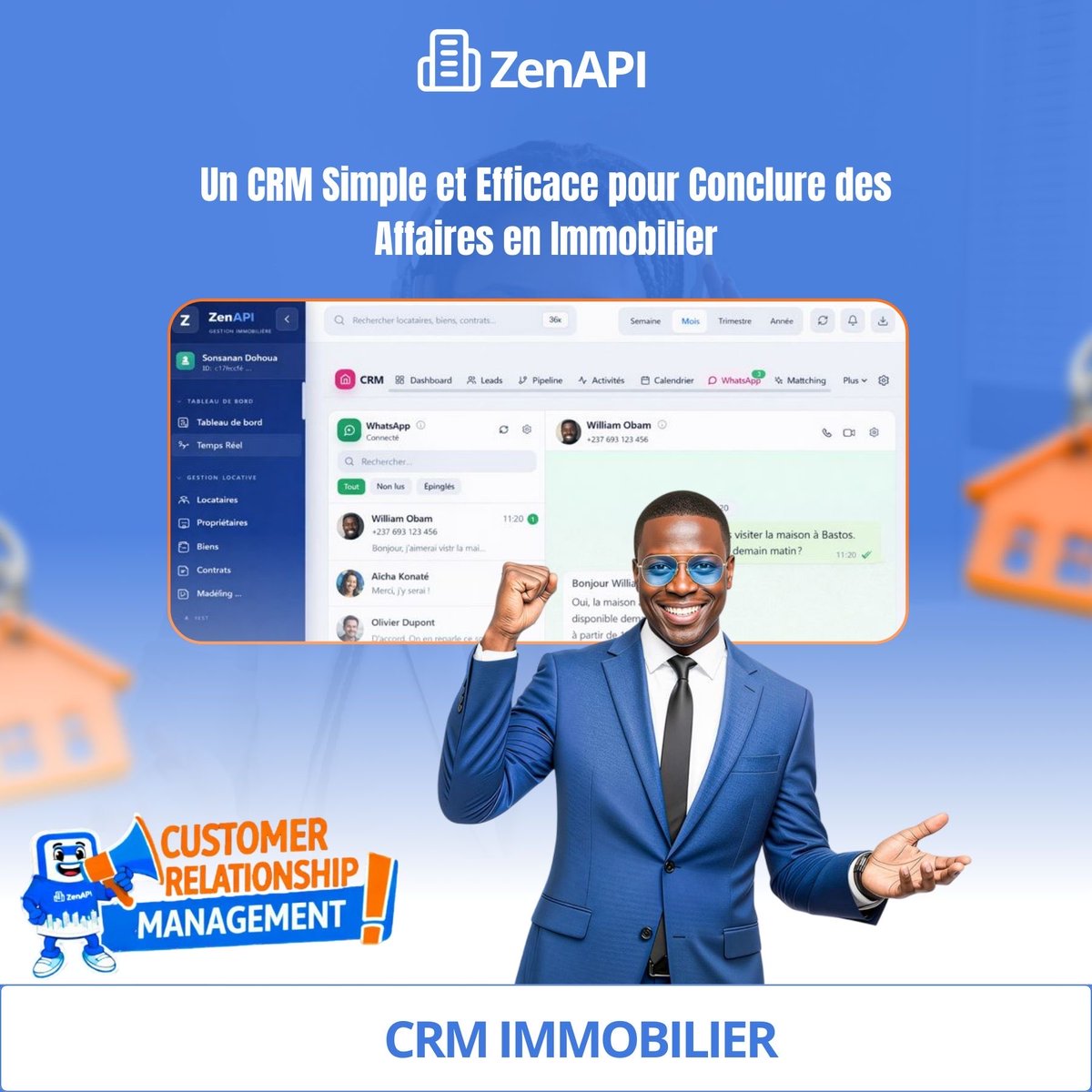 ousbill80's tweet photo. Et si votre CRM faisait le plus dur à votre place ?

Fini de jongler entre les fichiers Excel et les post-it. Avec ZenAPI, la prospection immobilière devient enfin fluide et organisée.

https://t.co/YgSHRm5XgW

#Immobilier #CRM #GestionImmobiliere #Innovation #RealEstateTech https://t.co/Wt5sPs3X2X