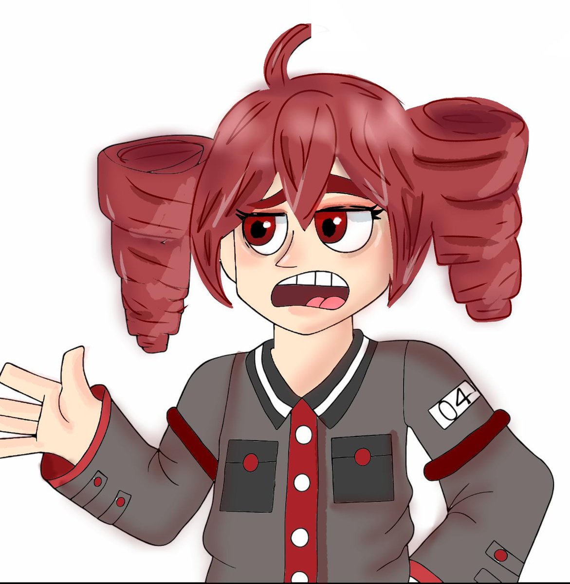 Psychoteddy_5's tweet photo. Dibujo de @Huevito_fc coloreado por mi:3 https://t.co/qaO28jRvg5