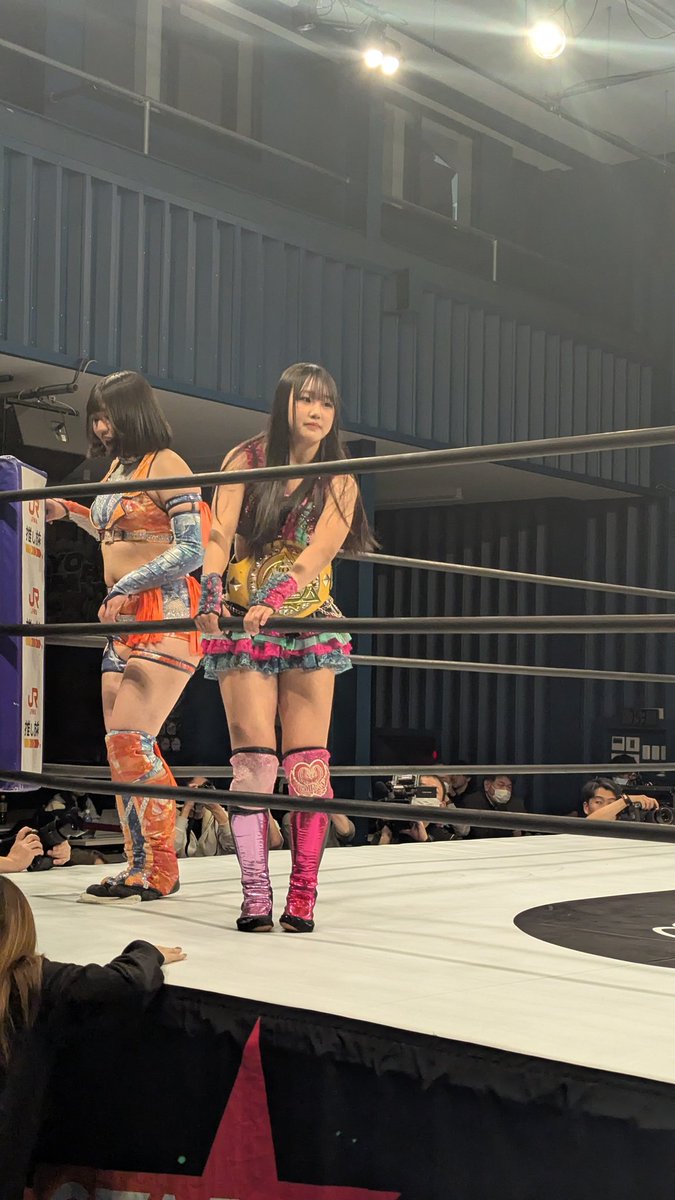 eITVrAod8QhaHv4's tweet photo. 202600203 ＃STARDOM ＃NB28 板橋インイタ

NBらしいい素晴らしい大会でした。梨杏さんお誕生日おめでとう🎉美蘭さん、ななみさん、緋色姉妹。継続���戦して欲しいです👍 https://t.co/vyIuktHEhe