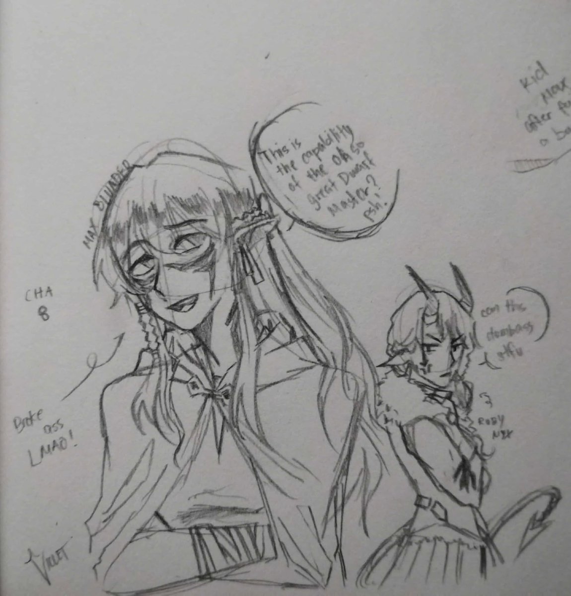 V10L3T6's tweet photo. some doodles i made while watching the GIGGS dnd stream ft. Max Blunder and Ruby Nyx hehe

#Giggsdnd #grianfanart #geminitayfanart https://t.co/O68w0LOXXM