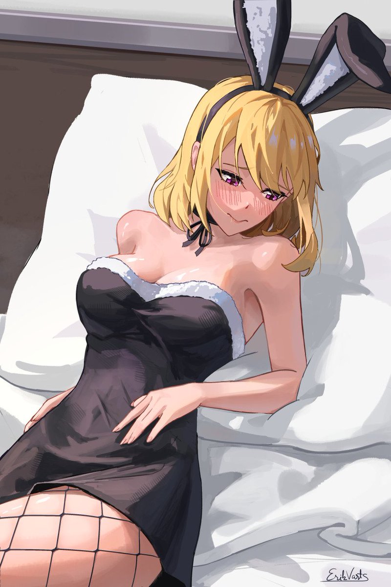 Fan art illustration of queen 🐰🖤