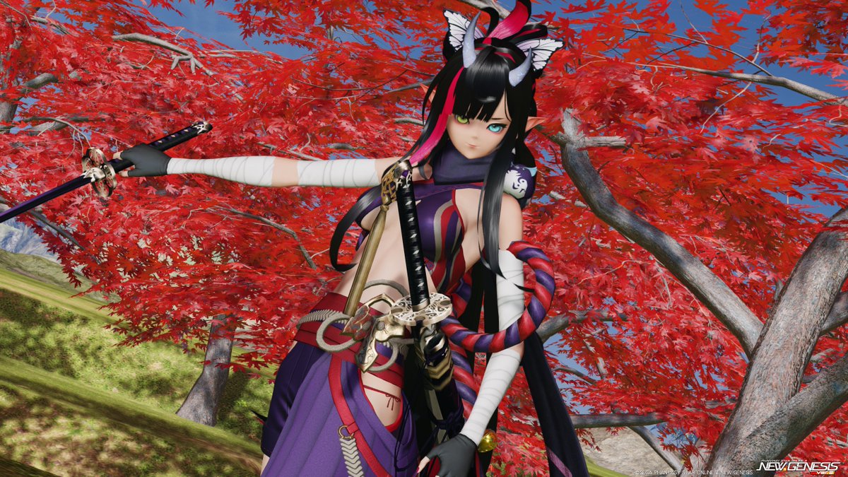 010_asuka's tweet photo. 新衣装使ってみました！

#PSO2NGS #PSO2NGS_SS︎ 
#メンテの日なのでSSを貼る https://t.co/7GiaJomNSh