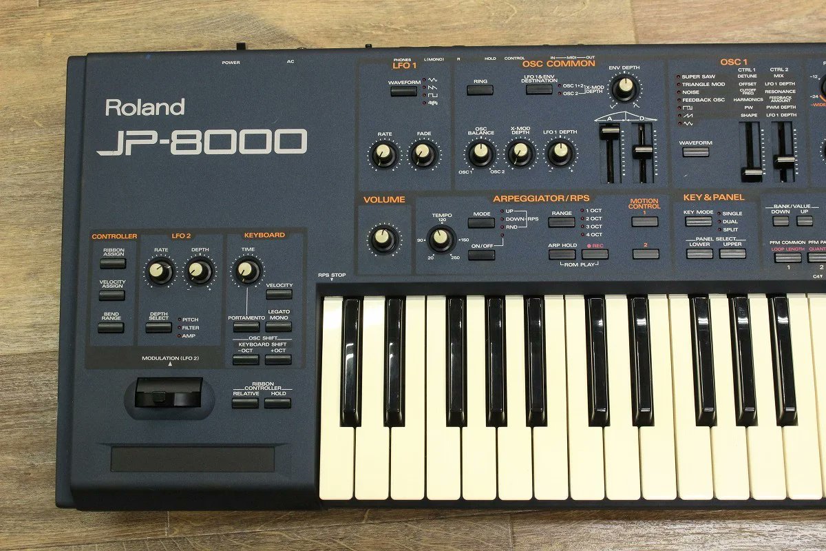 Roland JP-8000が中古で入荷！ 1997年発売のアナログモデリング