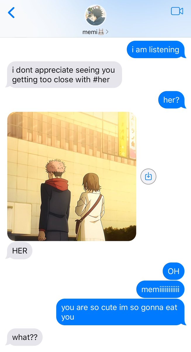 pebblejam's tweet photo. #itafushi

jealous megs vs jealous yuuji https://t.co/shhn1bYfHw