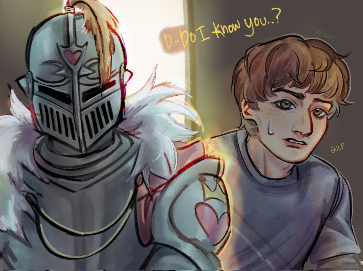 krilloire's tweet image. #bravebyers / #byler — A certain GIF convinced me to draw this 😭😭