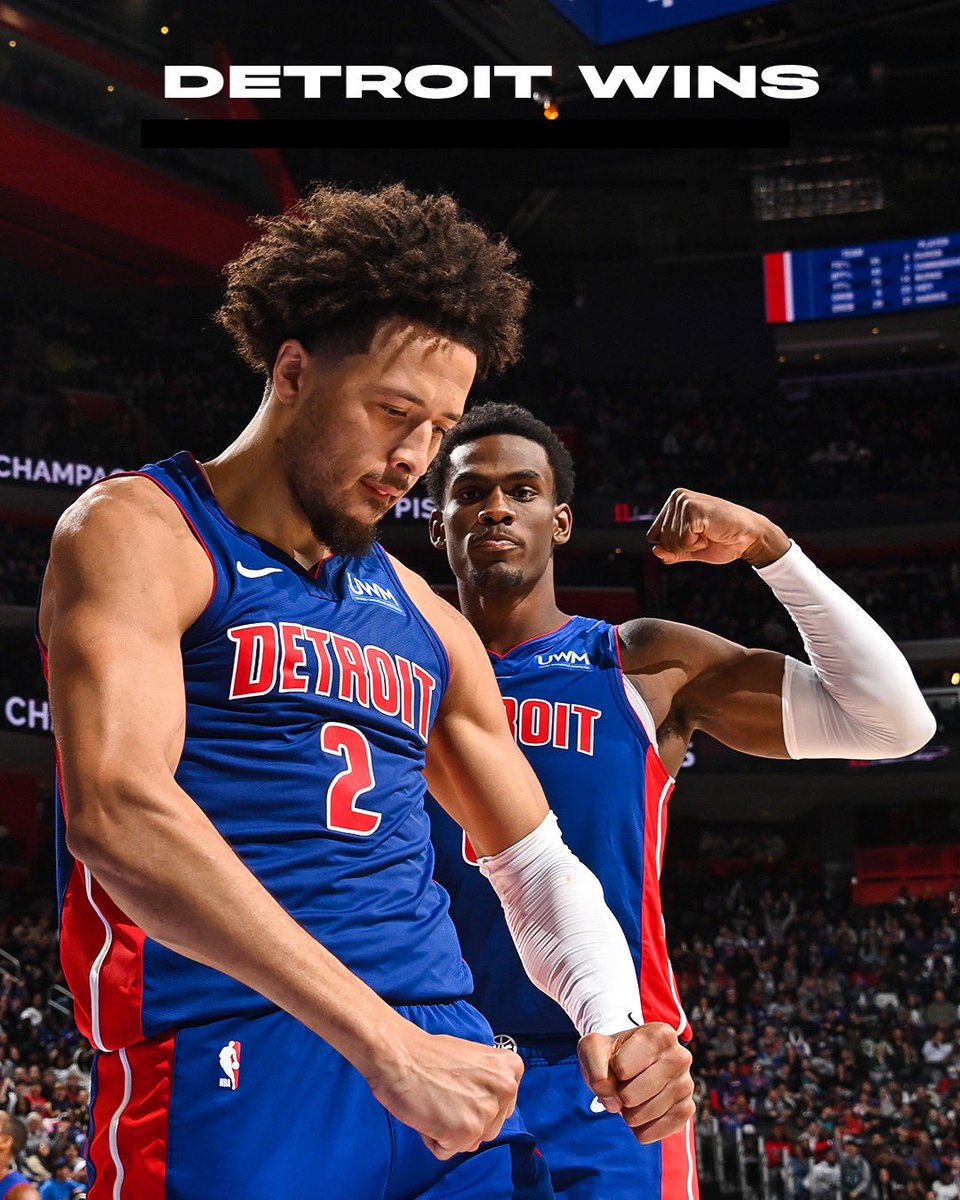 Pistons won again?! #DetroitBasketball