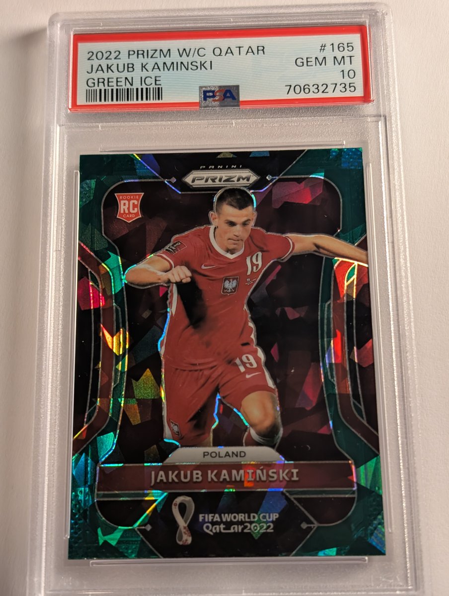 2022 Prizm World Cup Jakub Kaminski
PSA 10

Green Ice

$30

#TSSS
🇺🇸$5 BMWT Shipping
🌍Global Shipping Calculated