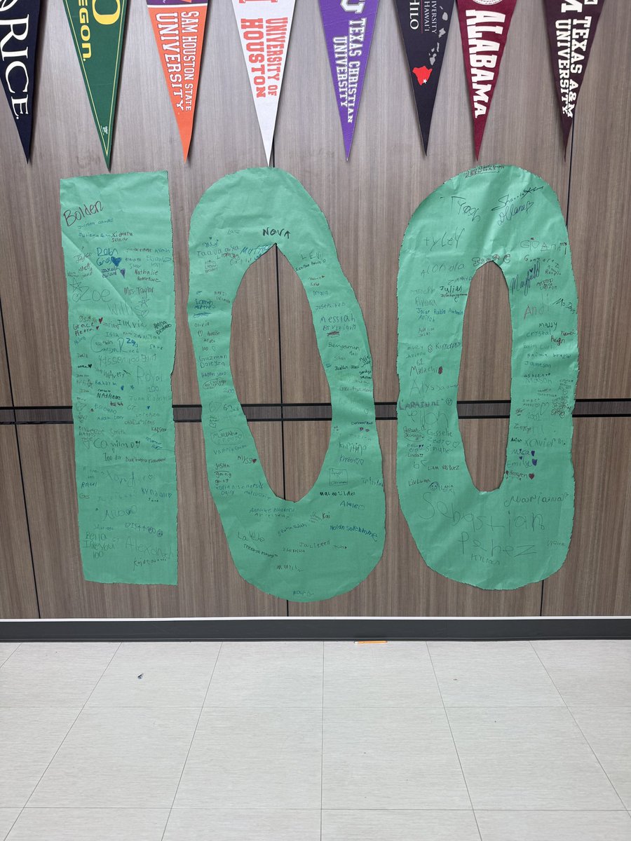 HumbleISD_RCE's tweet photo. Happy 100th Day of School! 🎉 We spotted some students that mysteriously aged overnight! 👴🏽👵🏽 We are 100 days wiser &amp; closer to reaching our goals. Thank you to our #CubcommUNITY for being a proactive parent-school partner throughout these 100 days! 💙💚 https://t.co/g96fUhpPsM