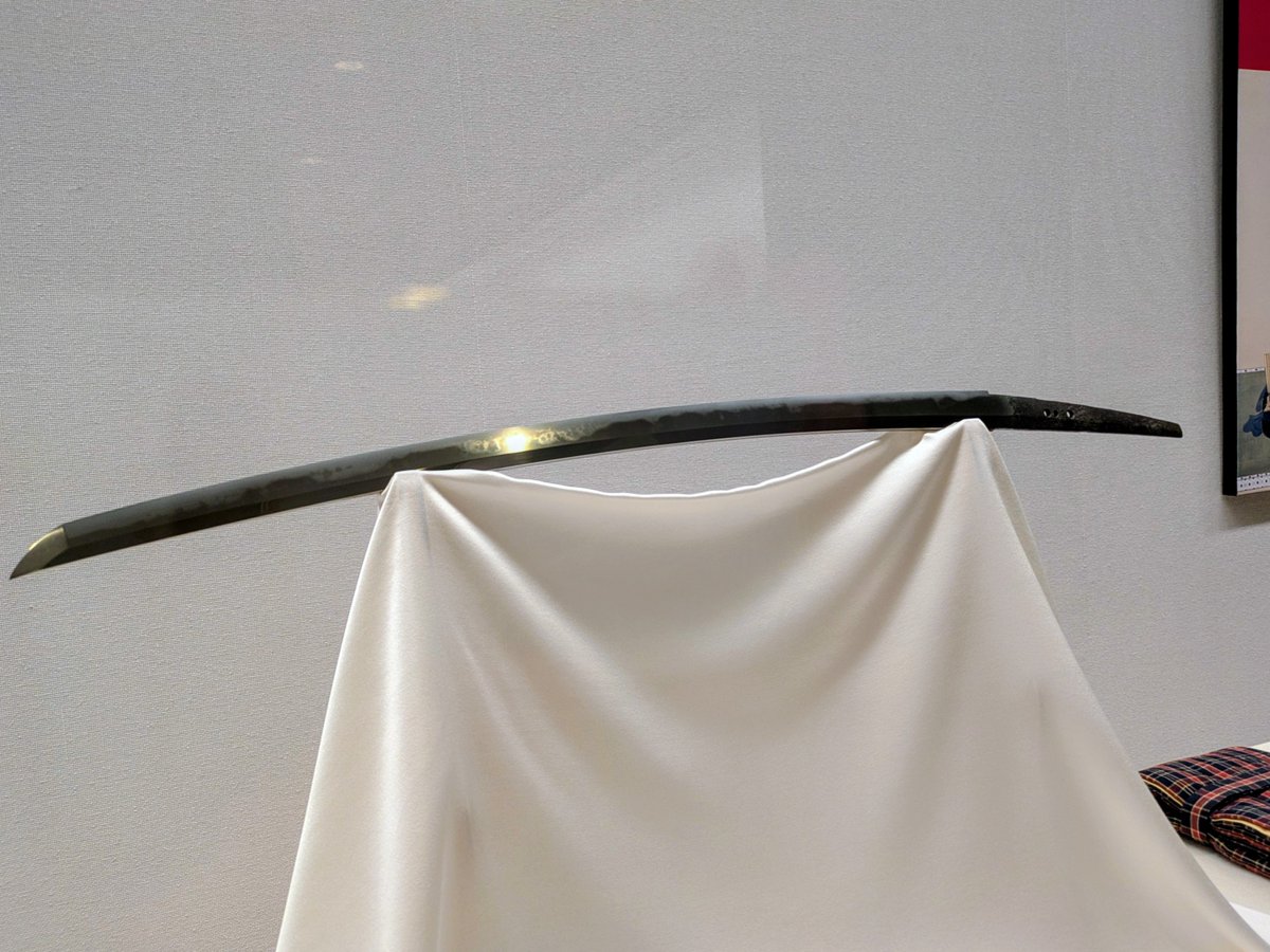 RT @fukuokaC_museum: 煌めきの重花丁子!!⚔️ 昨日より【国宝 太刀 名物「日光一文字」】を公開しています。今回は、葡萄文 ...