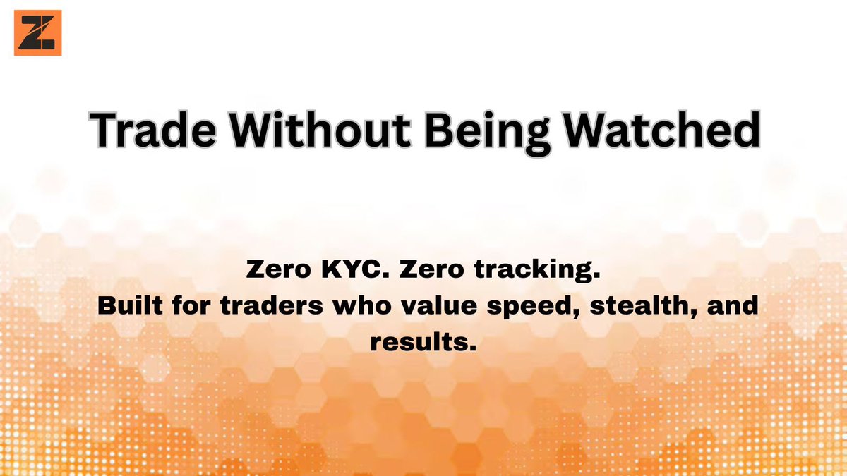 ZyfraTrade's tweet photo. Your strategy is your edge. Keep it that way with zero KYC and zero tracking.
#DEX #SolanaSummer #PrivacyMatters #Web3 https://t.co/SviTsO2Ht4