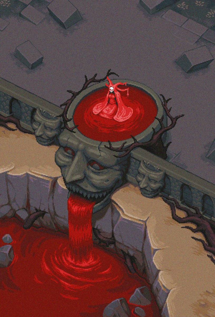 "Bloodfall"

#pixelart #darkfantasy #gameart #gamedev