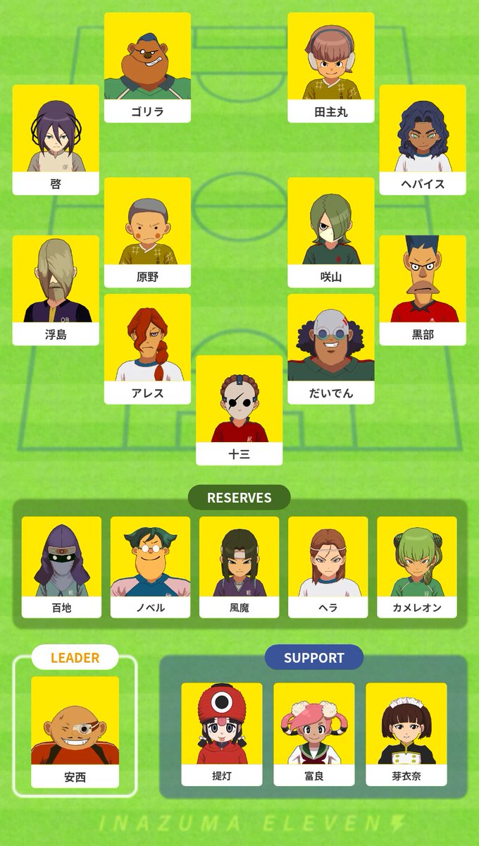 無印FF編
まだまだやれますイレブン
 
マイナーキャラにも光を…︎🌟