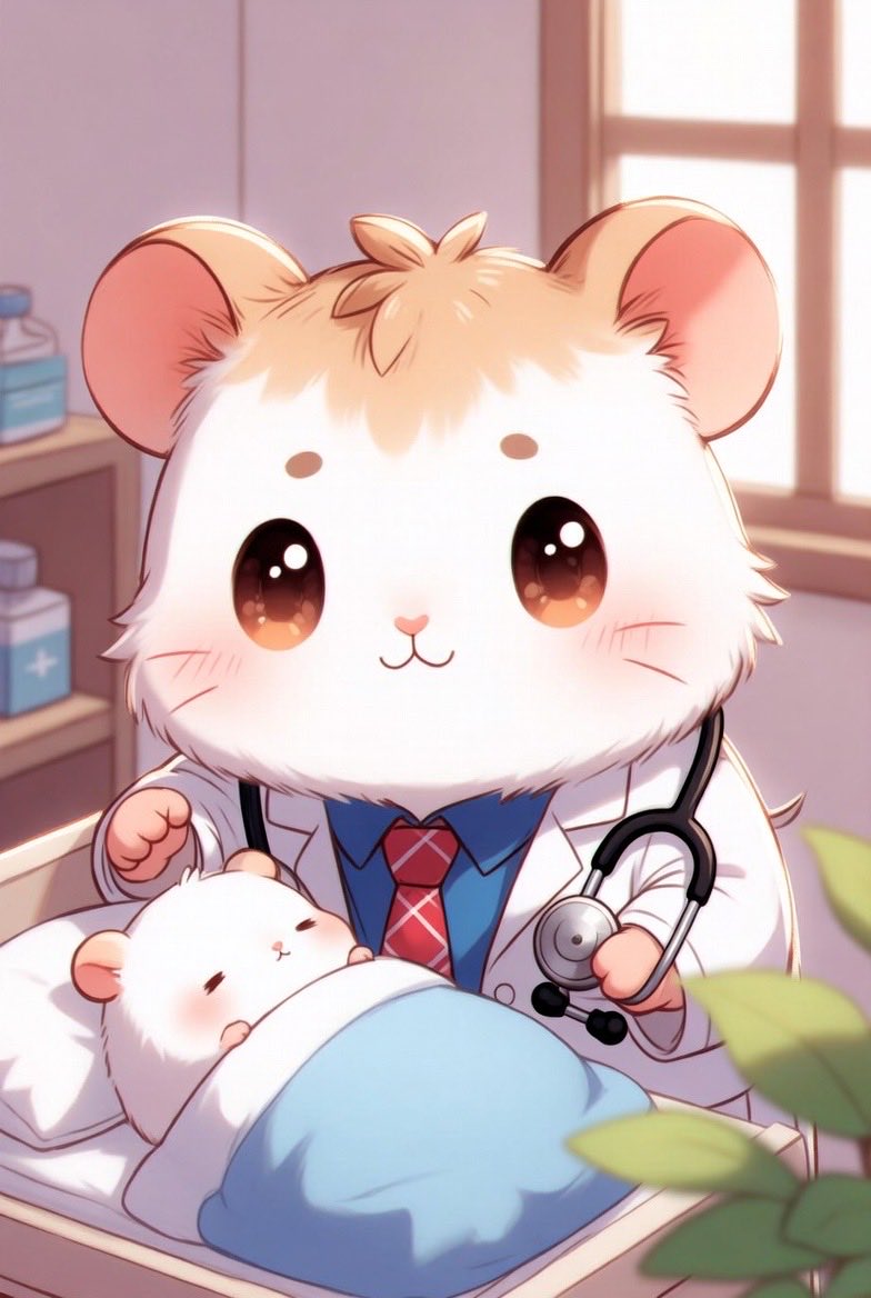 Sakurasaku00560 おはようございます🐹✨ お大事にです😓 ハムちゃんが