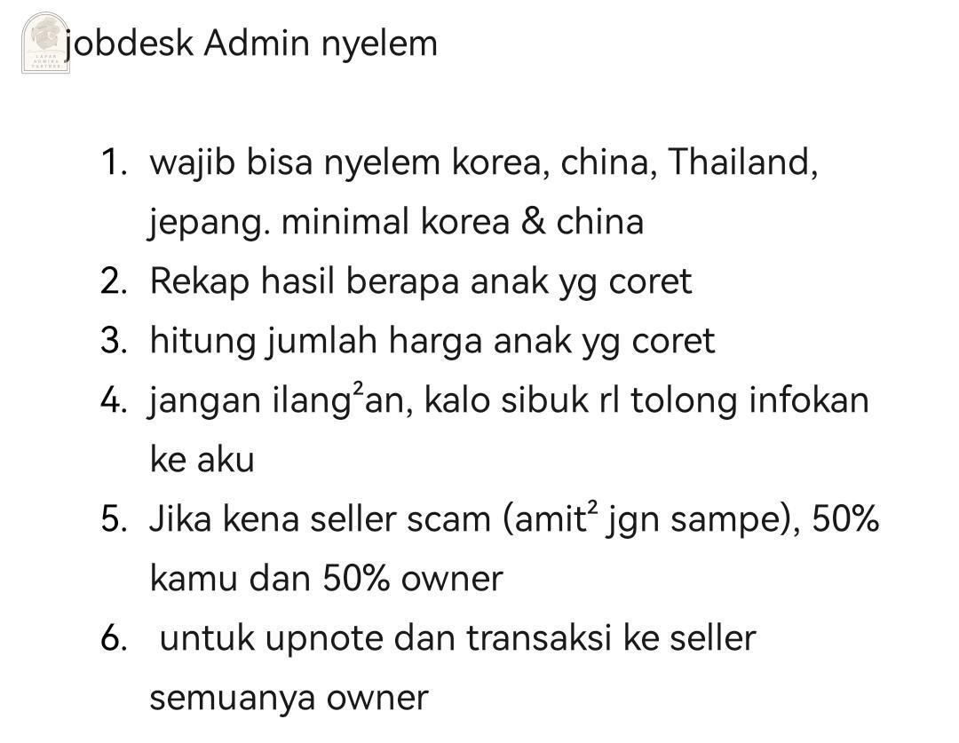 Lapak Adm dan Partner tweet media