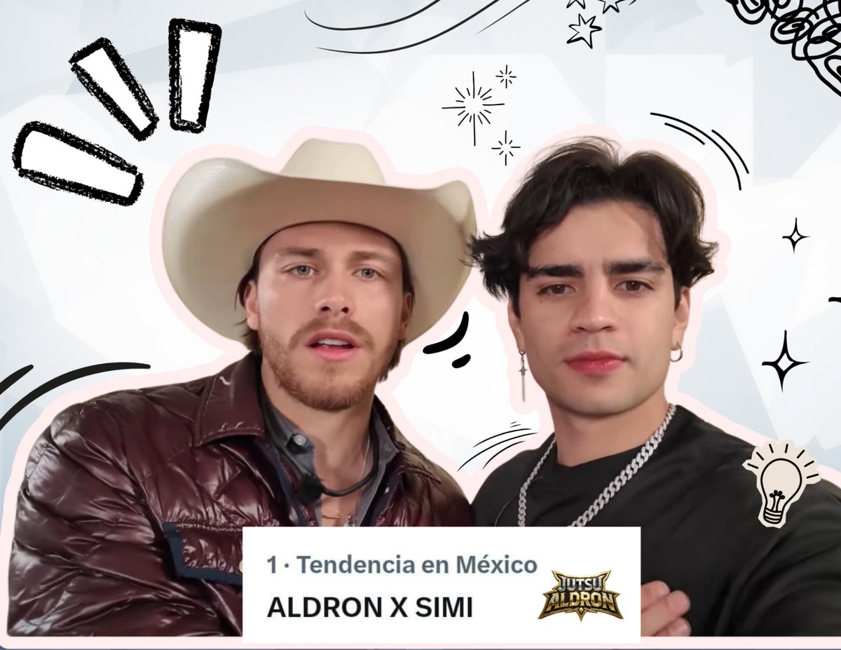 JutsuAldron's tweet photo. Perdón, pero quienes son los mas virales???? 😌🤭
El mejor y ship mas top del mundo.... El fenómeno Aldrón es real y no hay quien los pare. ✨️✨️
ALDRON X SIMI https://t.co/vuBg7zZfQm