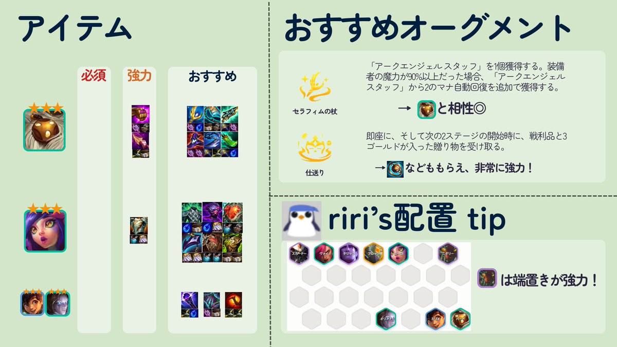 ゆっ着@TFT初心者向け解説 tweet media